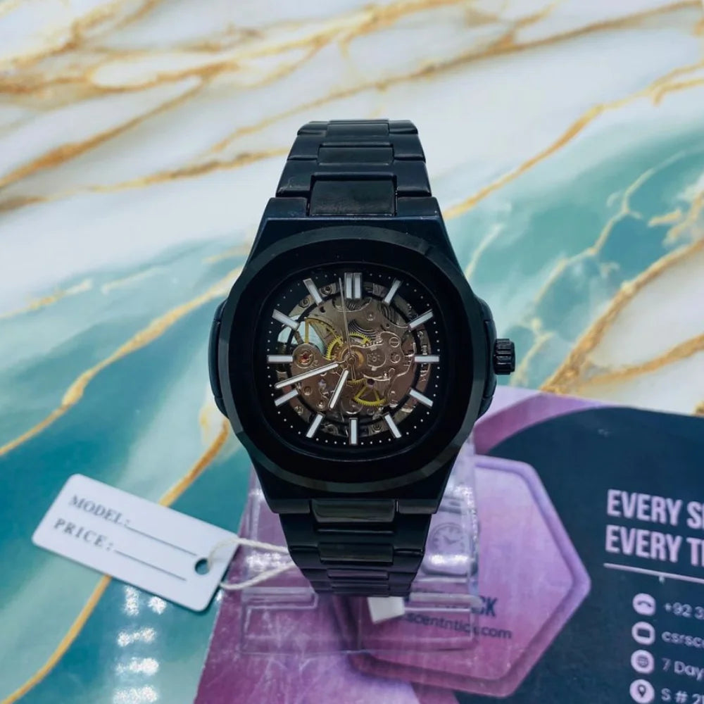 Bestwin Luxury Skeleton Automatic Watch for Men