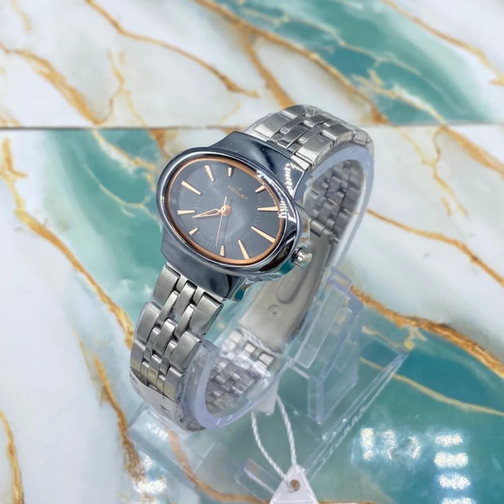 Tms Elegant Stainless Steel Women’s Wrist Watch