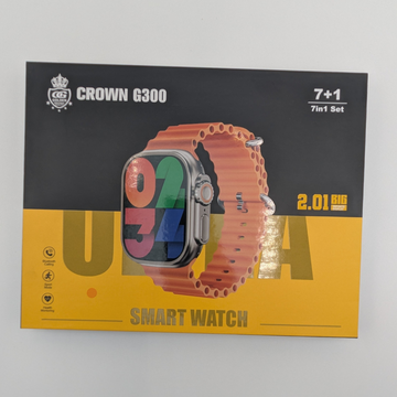 Crown G300 7 in 1 Smart Watch  For Men