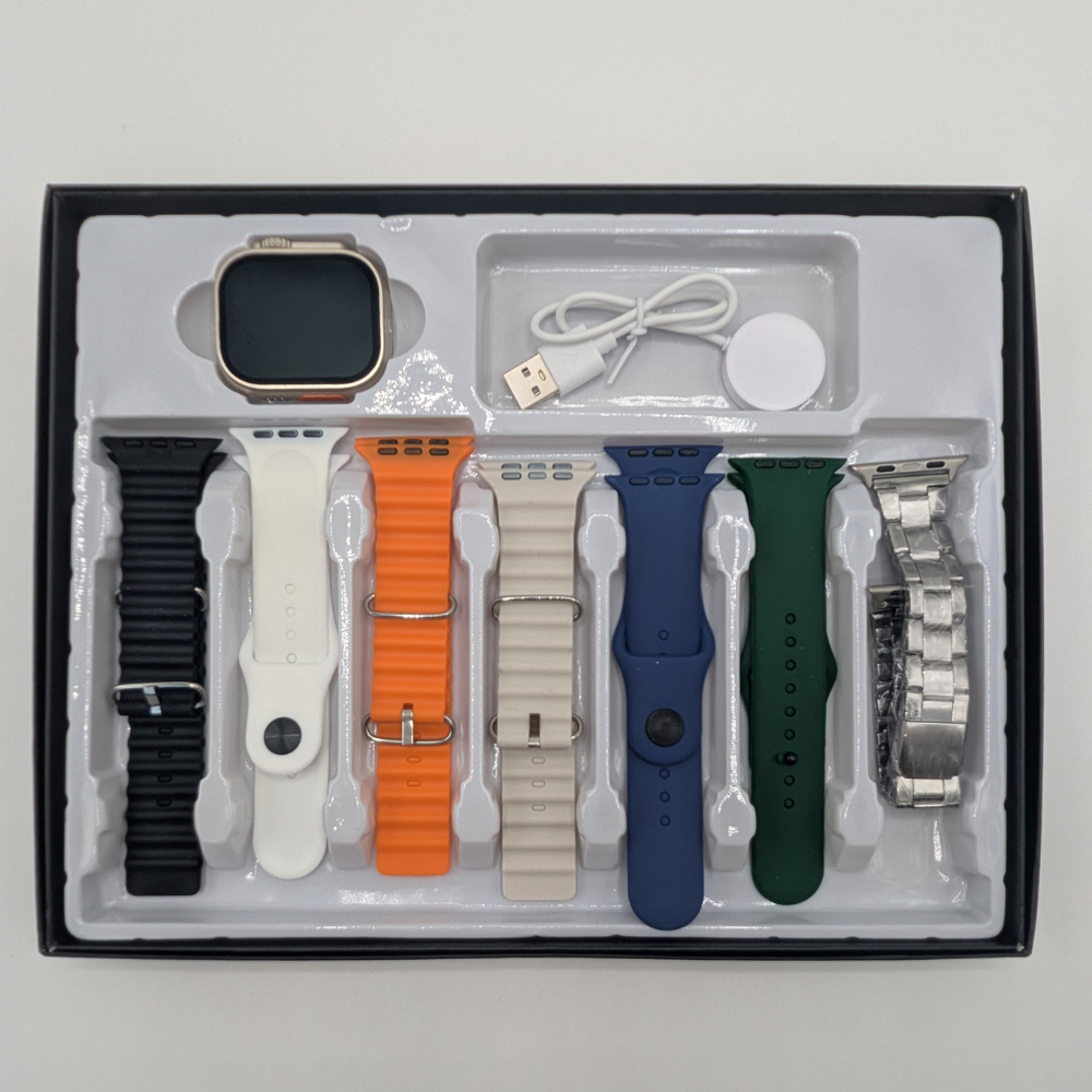 Crown G300 7 in 1 Smart Watch  For Men