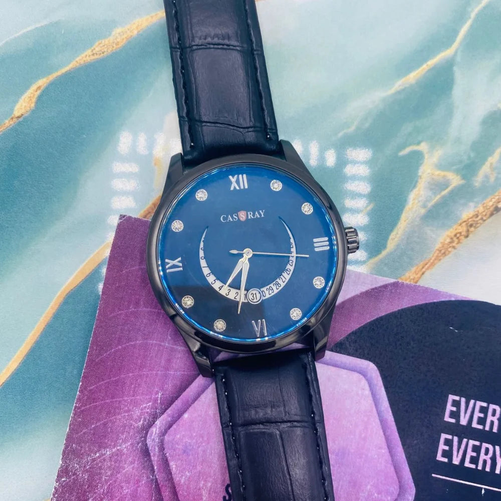Csry Leather Strap Elegant Watch For Men