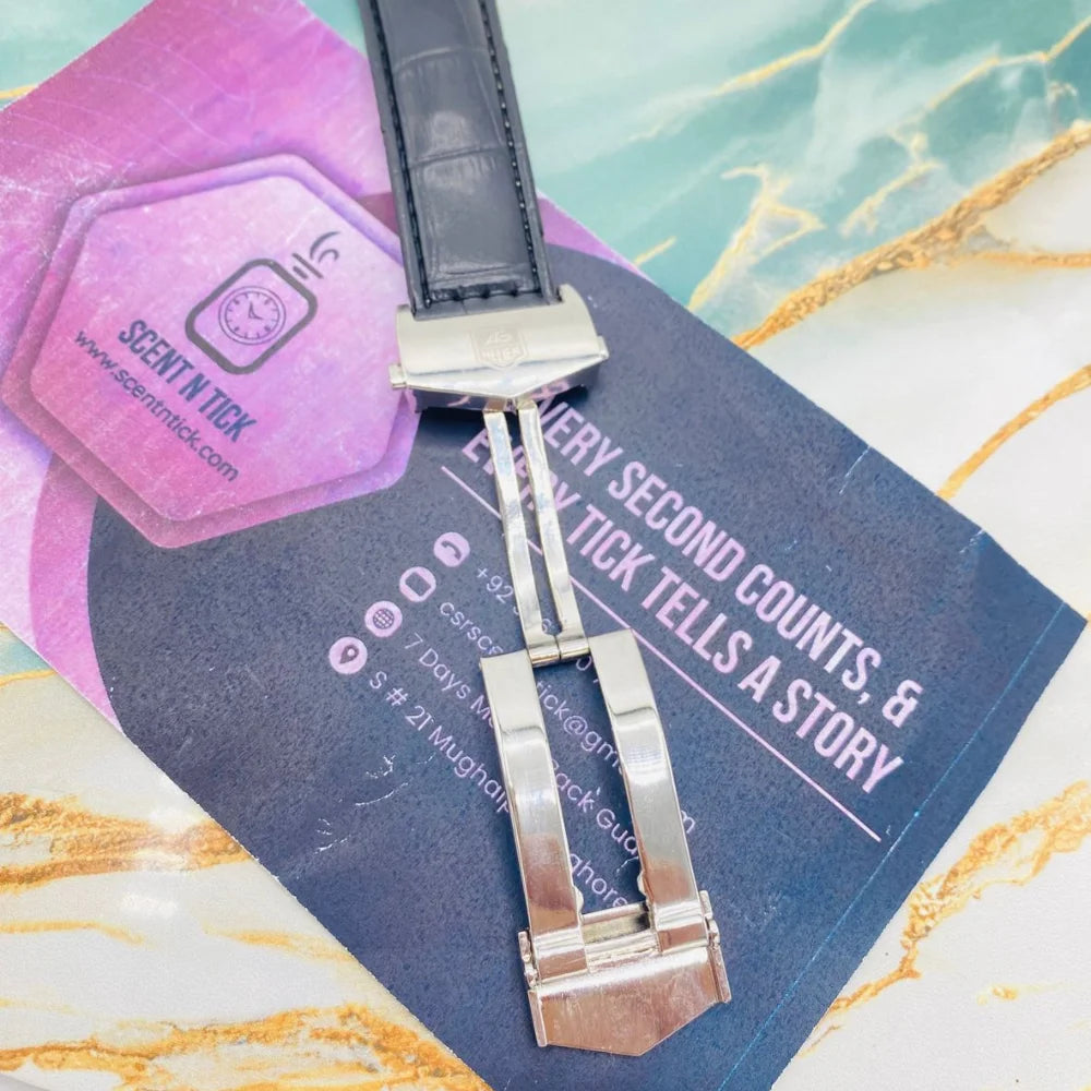 TG Watch with Leather Strap