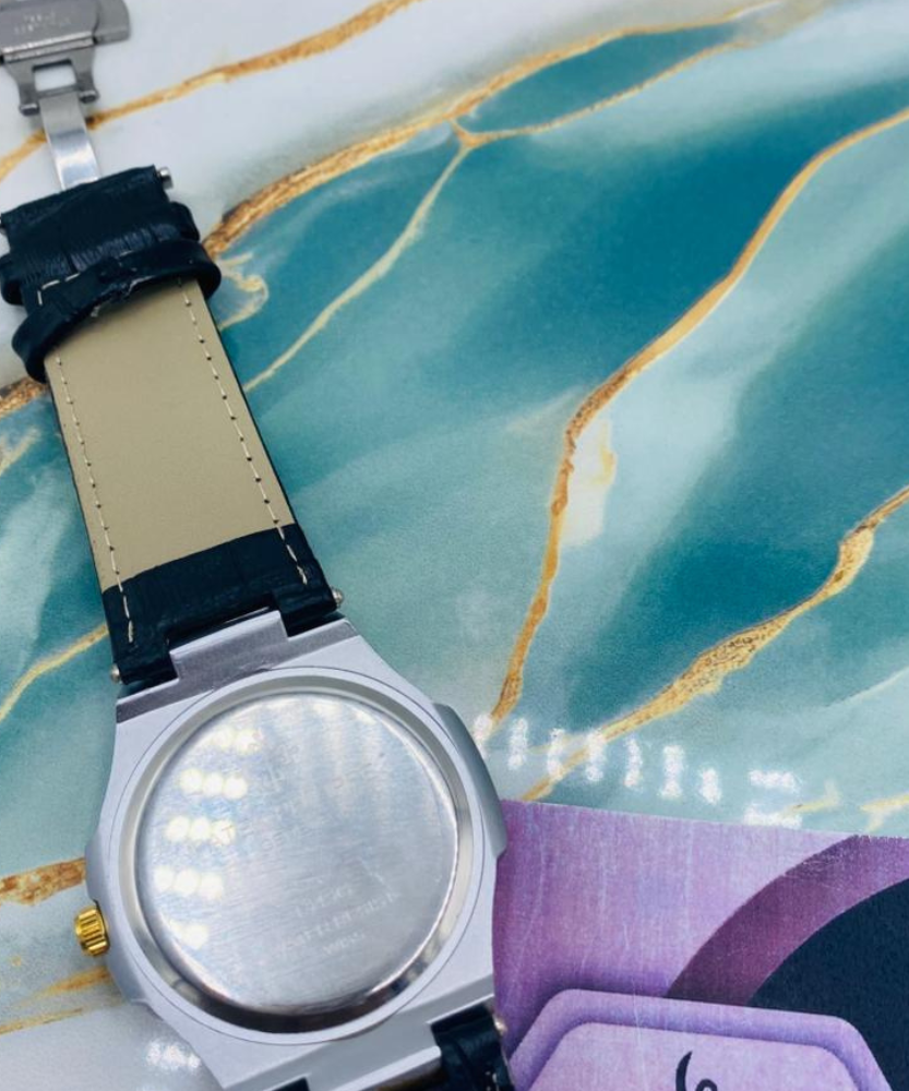 PP Geneve Watch with Leather Strap