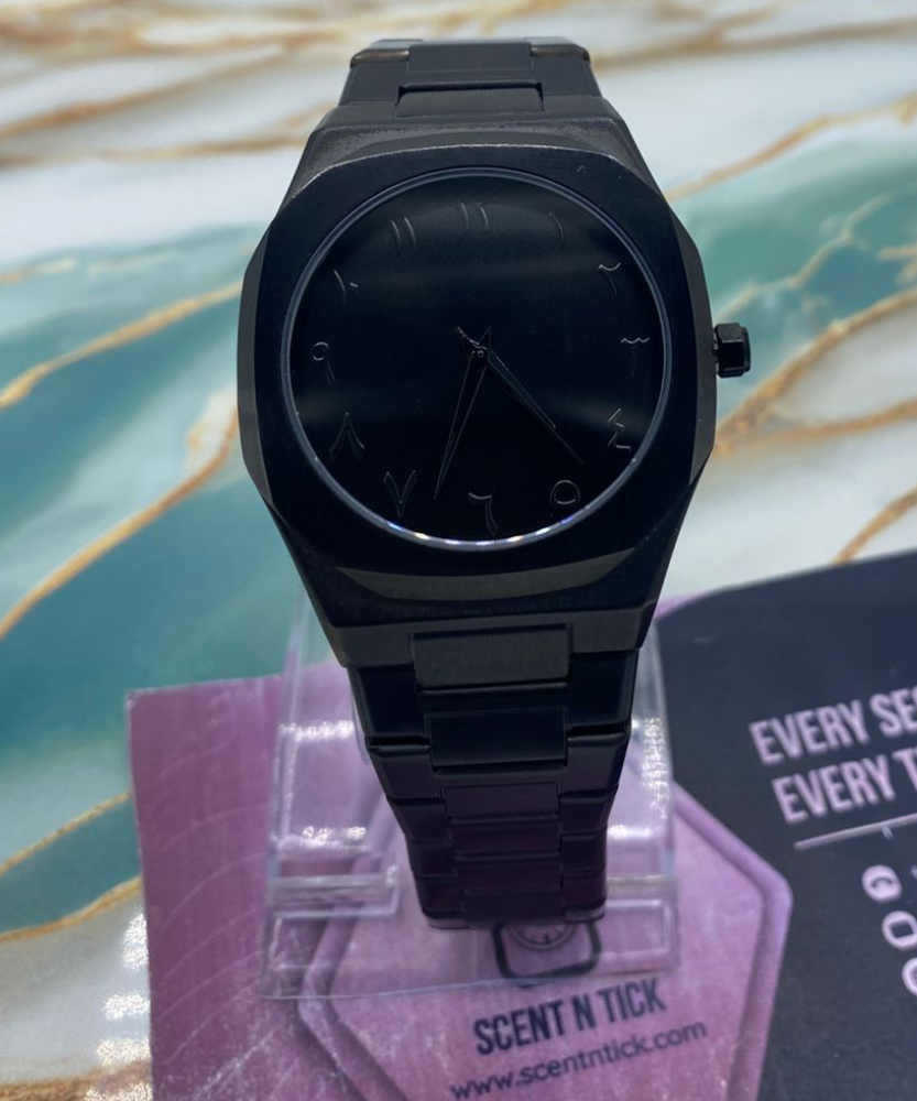 Black Aura Watch Original Stain Less Steel