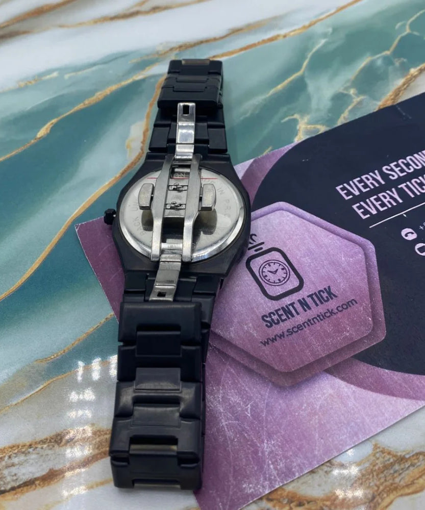 Black Aura Watch Original Stain Less Steel