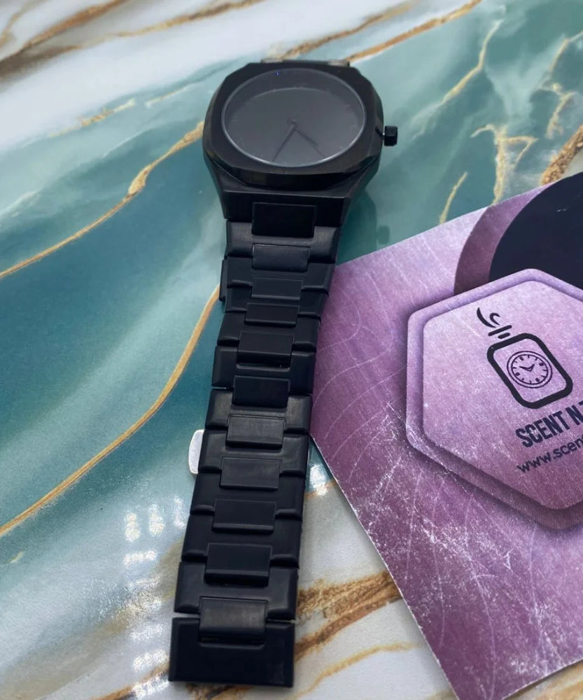 Black Aura Watch Original Stain Less Steel