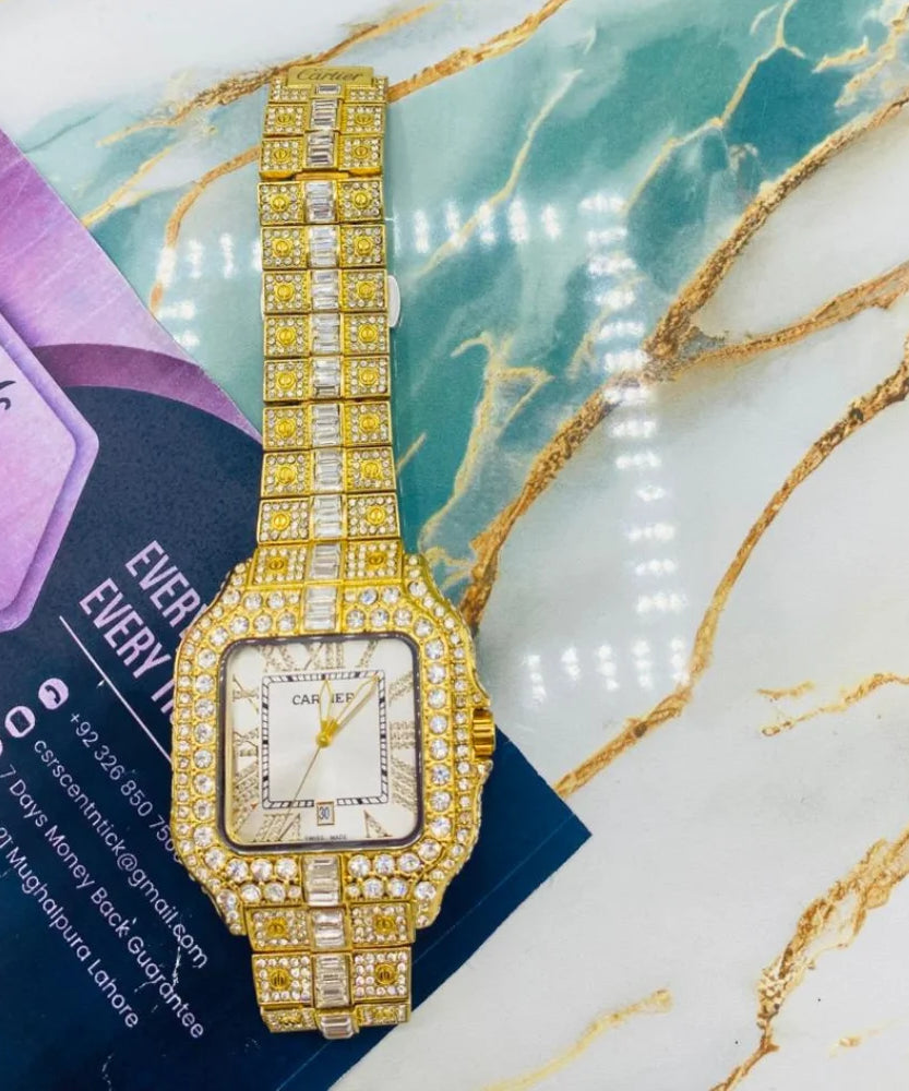 Premium CRTR Iced out Watch For Men's
