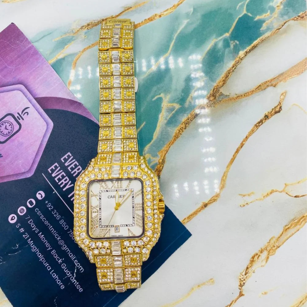 Premium CRTR Iced out Watch For Men's