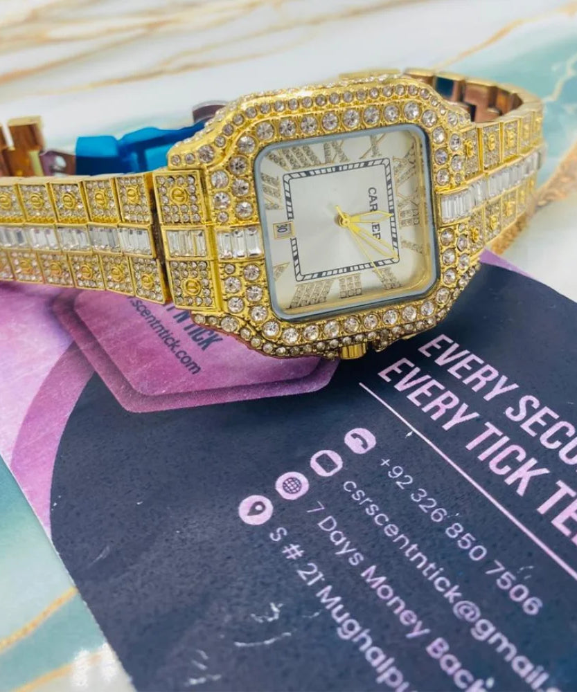 Premium CRTR Iced out Watch For Men's