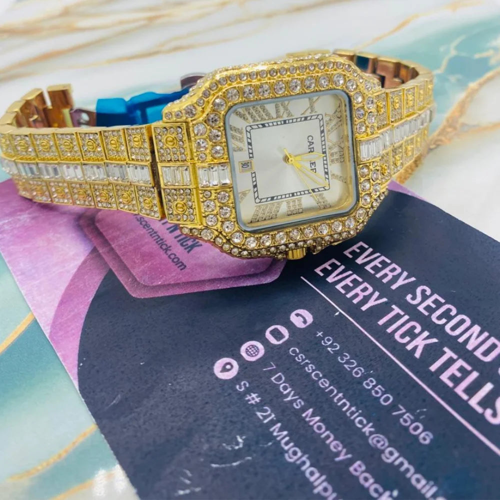 Premium CRTR Iced out Watch For Men's