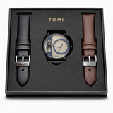 TOMI Leather Strap Watch For Men