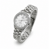 TMS Crystal Stainless Steel Women’s Luxury Watch