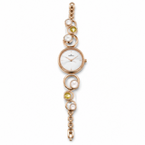 XULRX Elegant Circle Link Women’s Luxury Quartz Watch