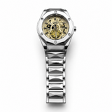 TMS Modern Skeleton Dial Watch