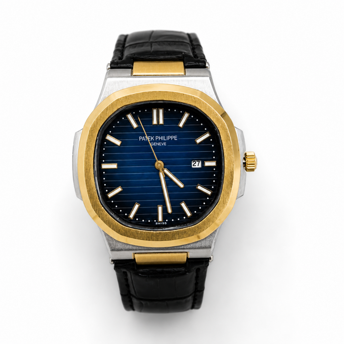 PP Geneve Watch with Leather Strap