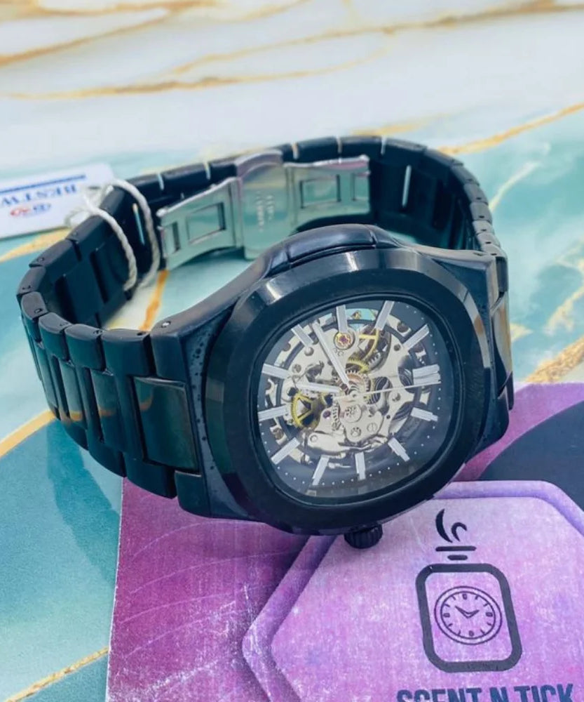 Bestwin Luxury Skeleton Automatic Watch for Men