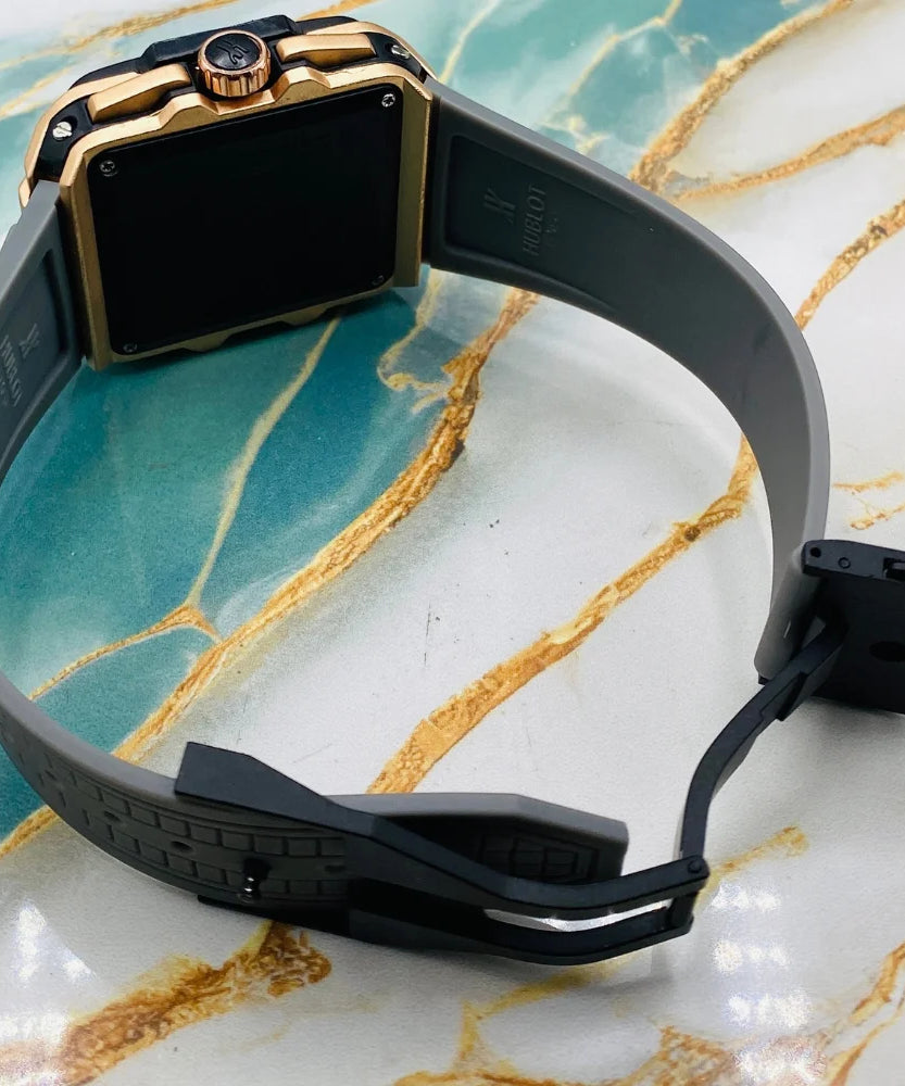 HBLT Square Skeleton Chronograph Style Watch | watches for men