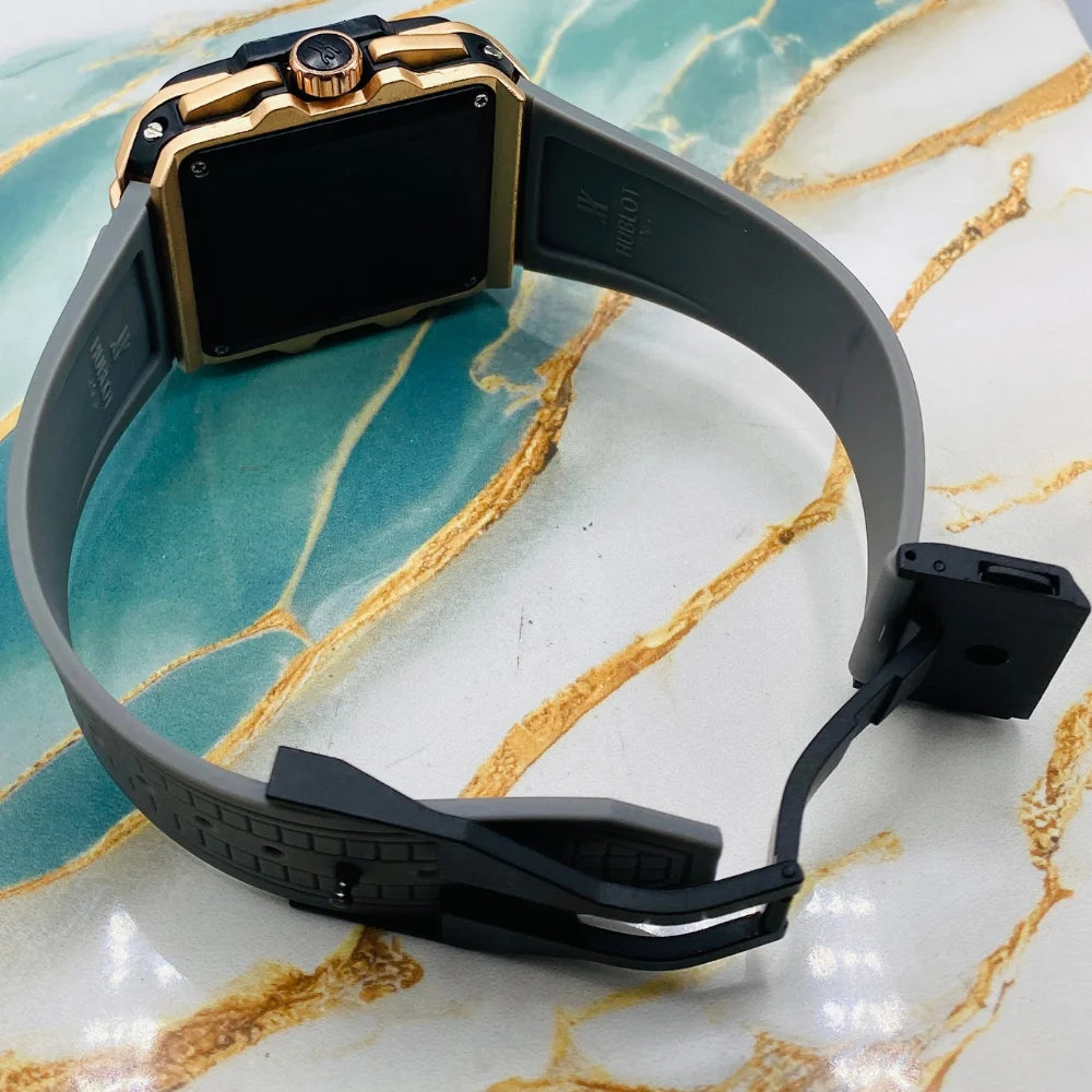 HBLT Square Skeleton Chronograph Style Watch | watches for men