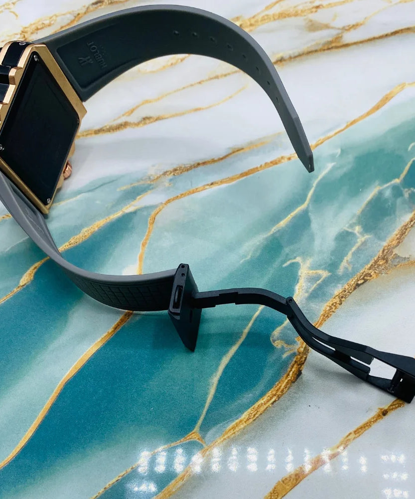 HBLT Square Skeleton Chronograph Style Watch | watches for men