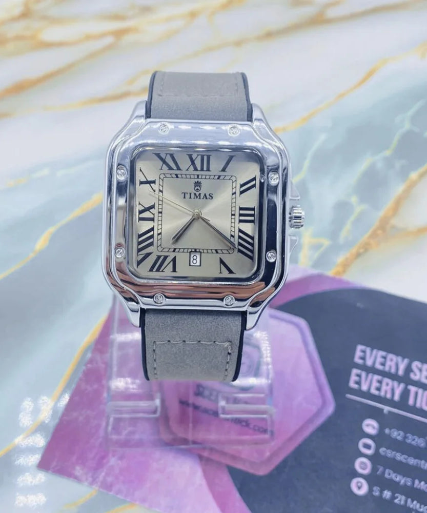 TMS Rubber Strap Watch