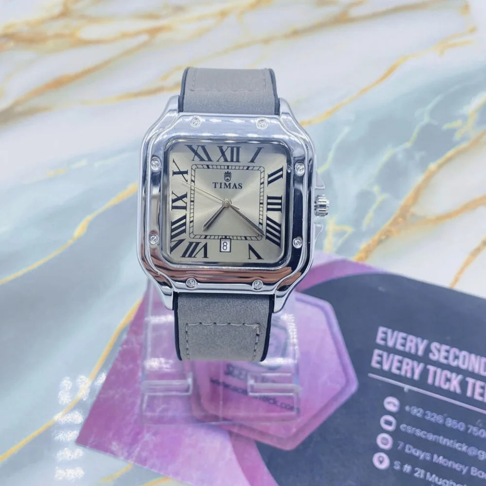 TMS Rubber Strap Watch