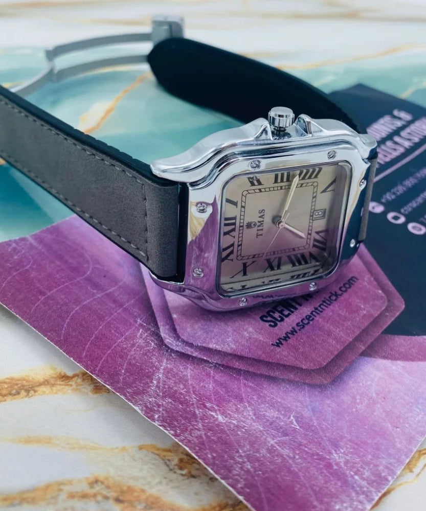 TMS Rubber Strap Watch