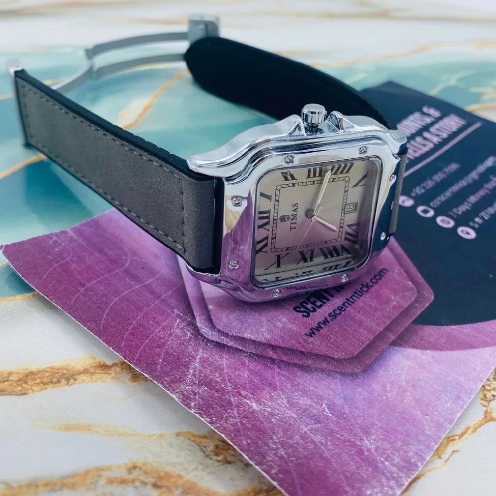 TMS Rubber Strap Watch