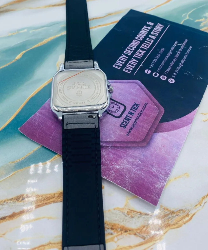 TMS Rubber Strap Watch