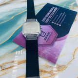 TMS Rubber Strap Watch