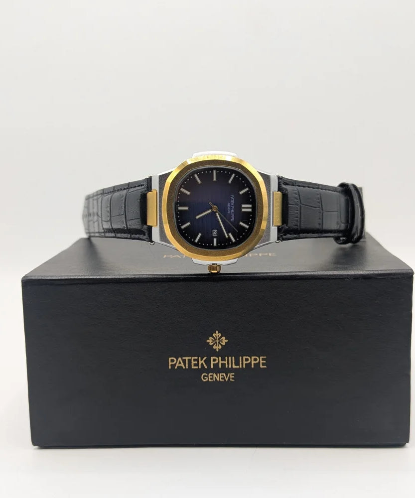 PP Geneve Watch with Leather Strap