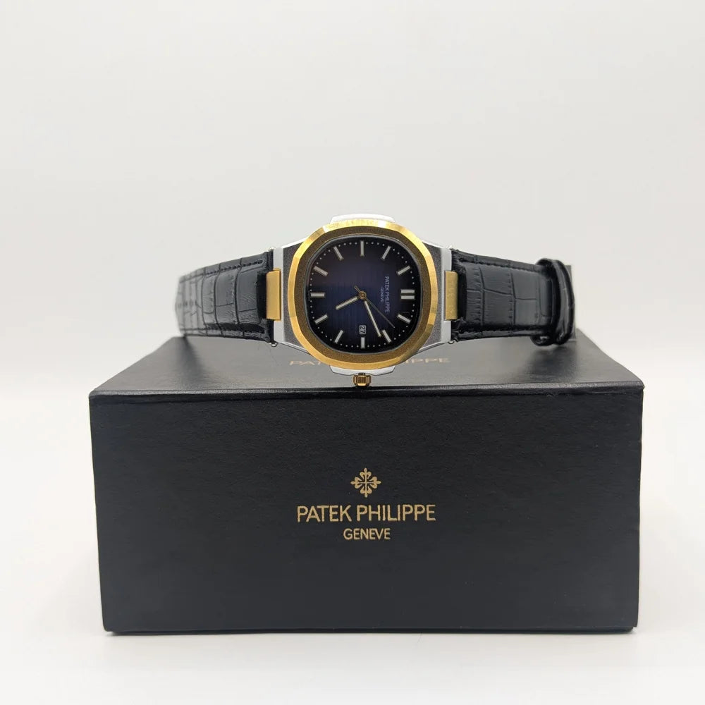 PP Geneve Watch with Leather Strap