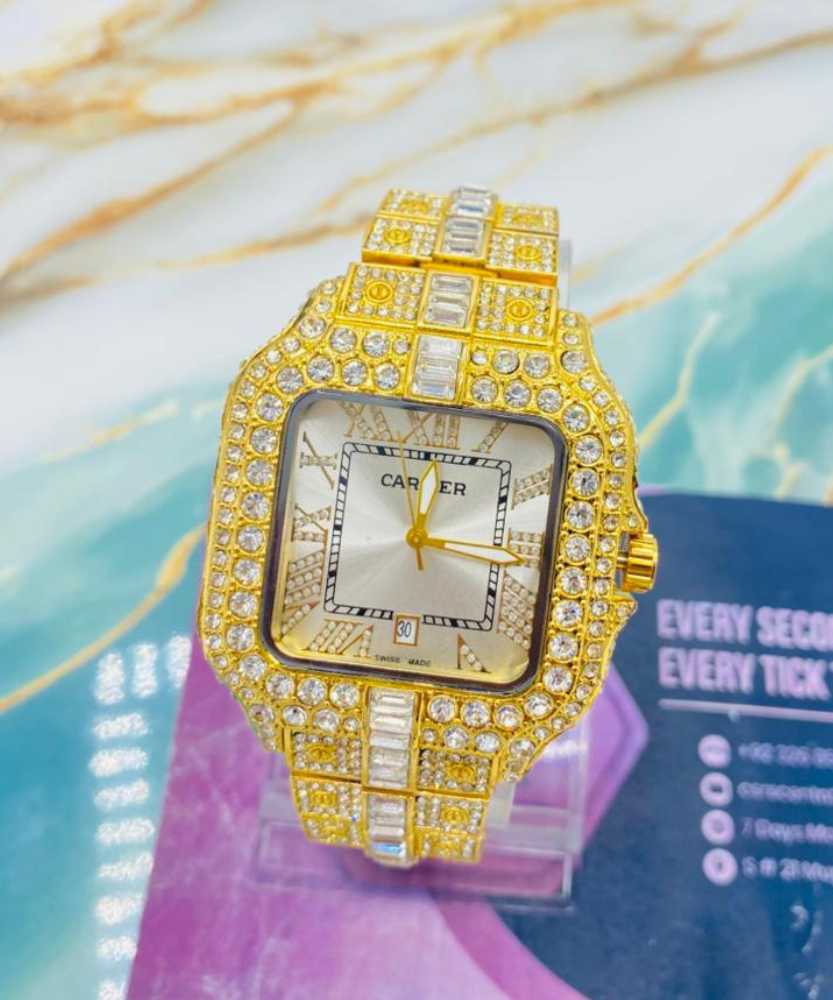 Premium CRTR Iced out Watch For Men's