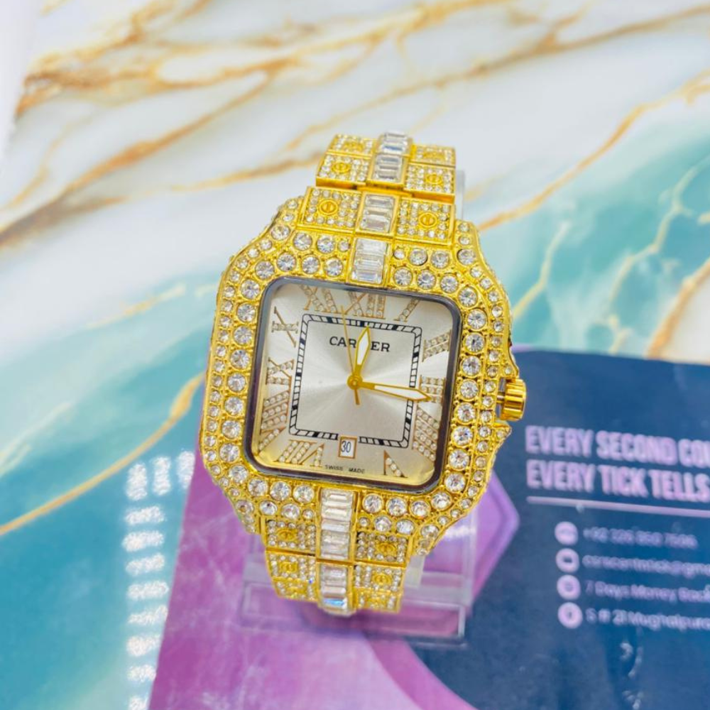 Premium CRTR Iced out Watch For Men's
