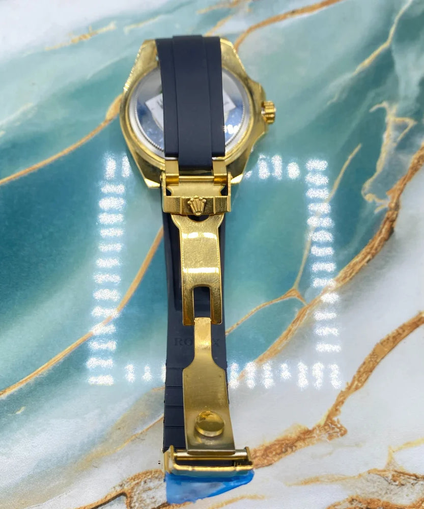 RLX GMT Master II Inspired Luxury Men’s Watch | Watch with Black Rubber Straps