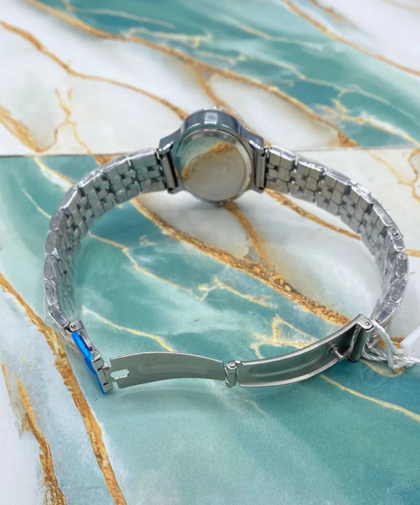 Tms Elegant Stainless Steel Women’s Wrist Watch