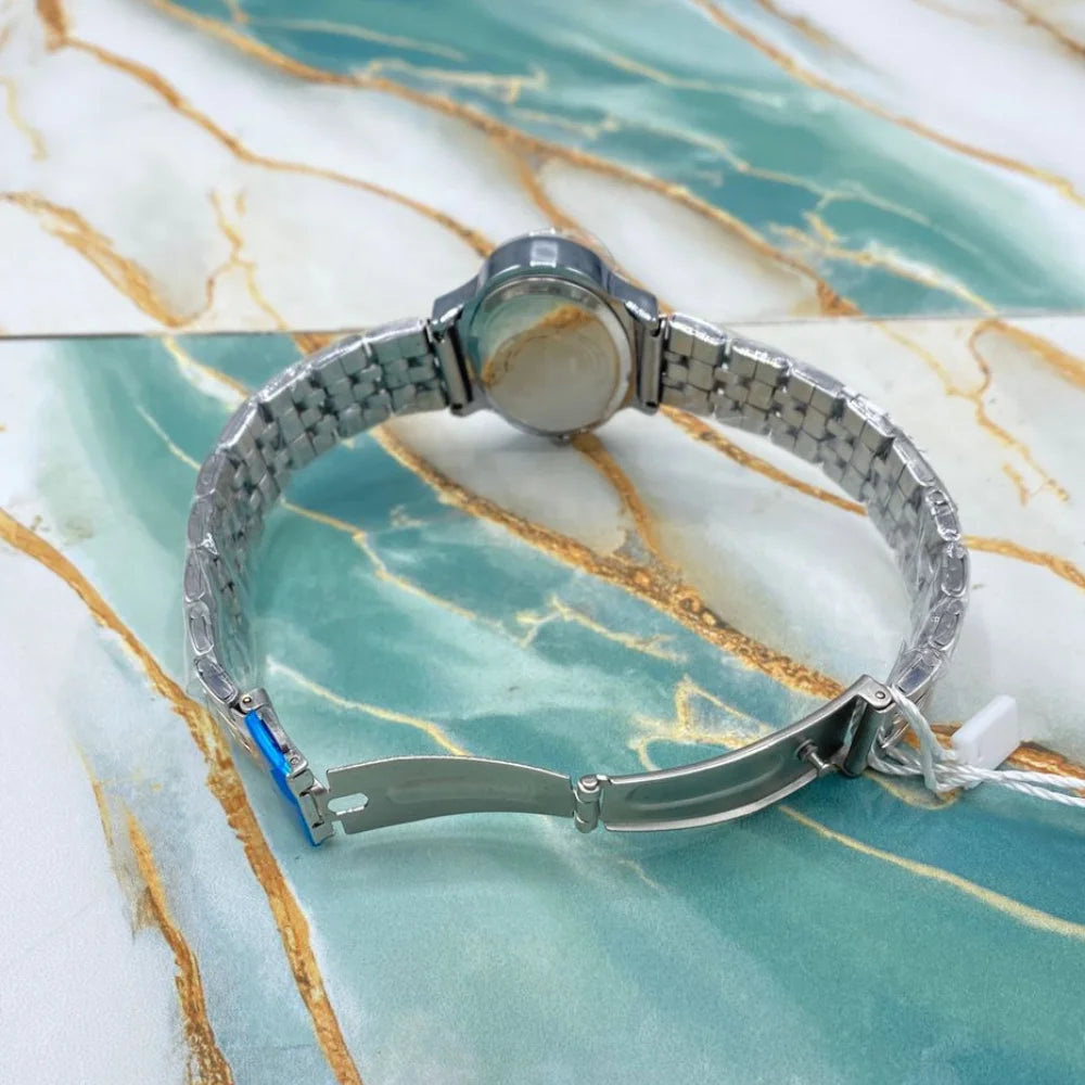 Tms Elegant Stainless Steel Women’s Wrist Watch