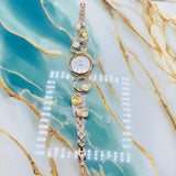 XULRX Elegant Circle Link Women’s Luxury Quartz Watch
