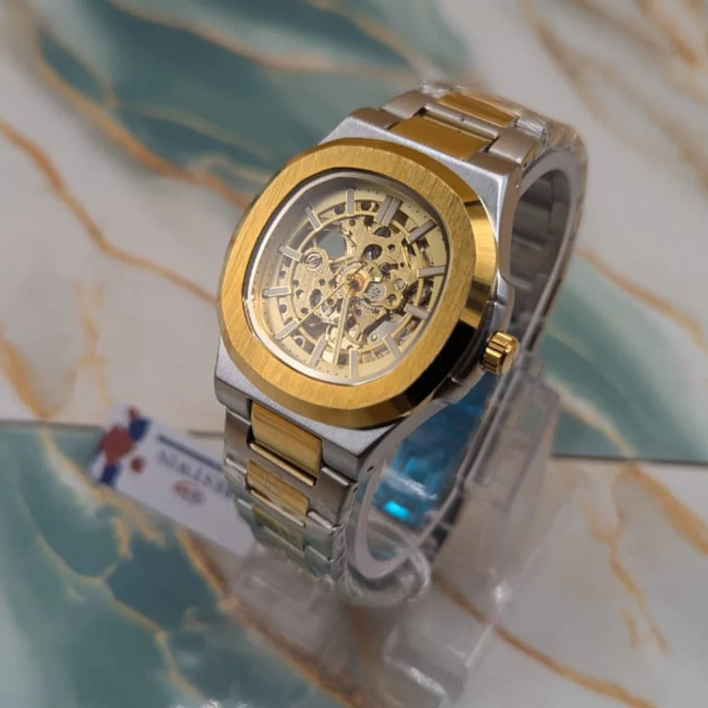 Bestwin Luxury Skeleton Automatic Watch for Men