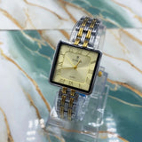 TMS  Classic Square Dial Women’s Stainless Steel Watch