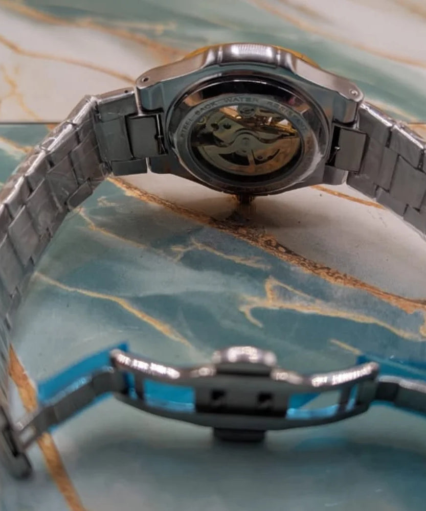 Bestwin Luxury Skeleton Automatic Watch for Men