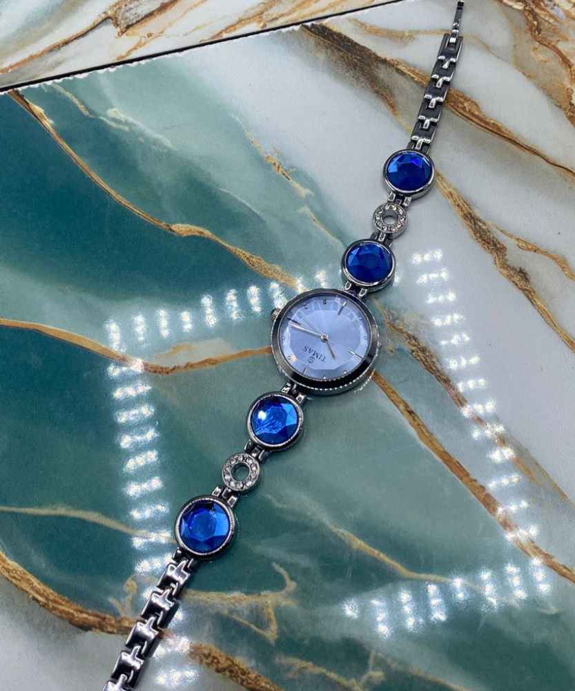 TMS  Crystal-Bracelet Women’s Quartz Watch