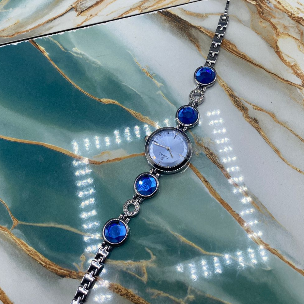 TMS  Crystal-Bracelet Women’s Quartz Watch