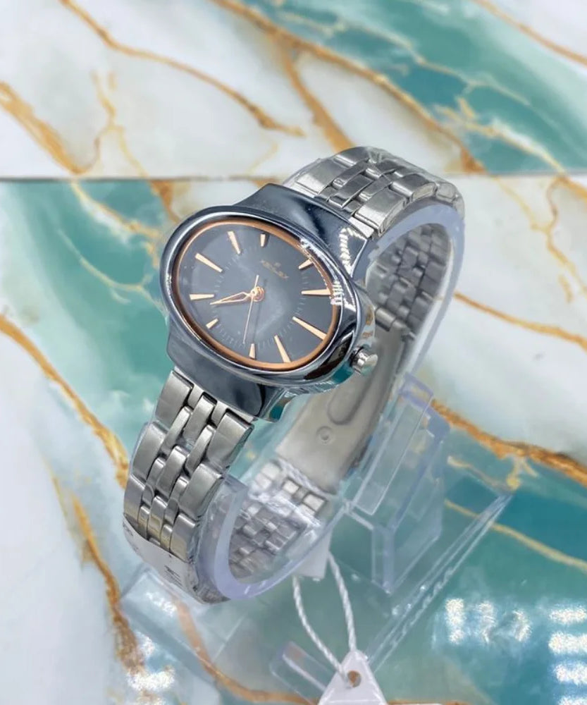 Tms Elegant Stainless Steel Women’s Wrist Watch