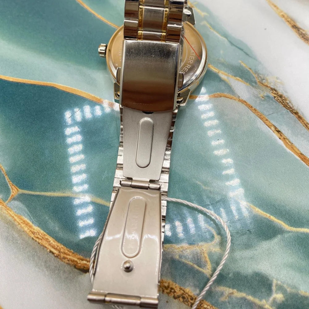 TMS Classic Gold Tone Men’s Quartz Watch