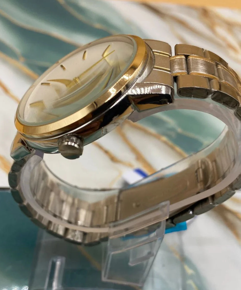 TMS Classic Gold Tone Men’s Quartz Watch