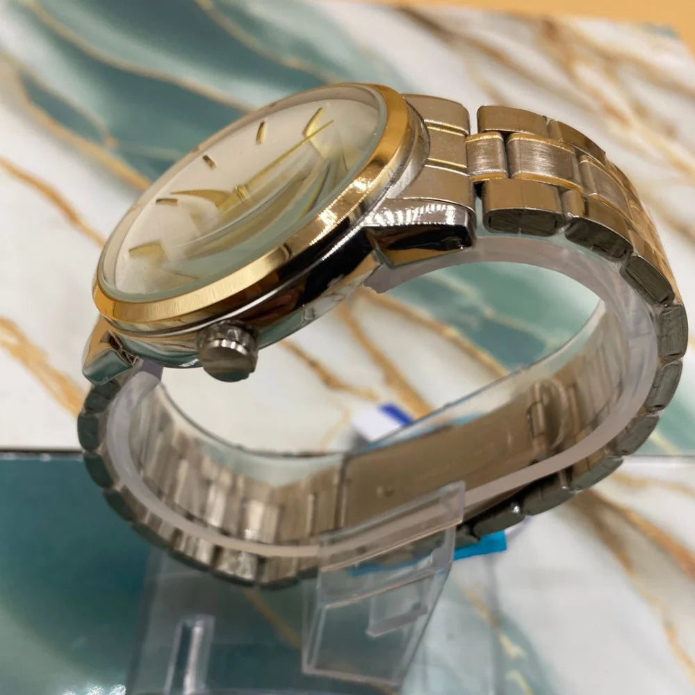 TMS Classic Gold Tone Men’s Quartz Watch