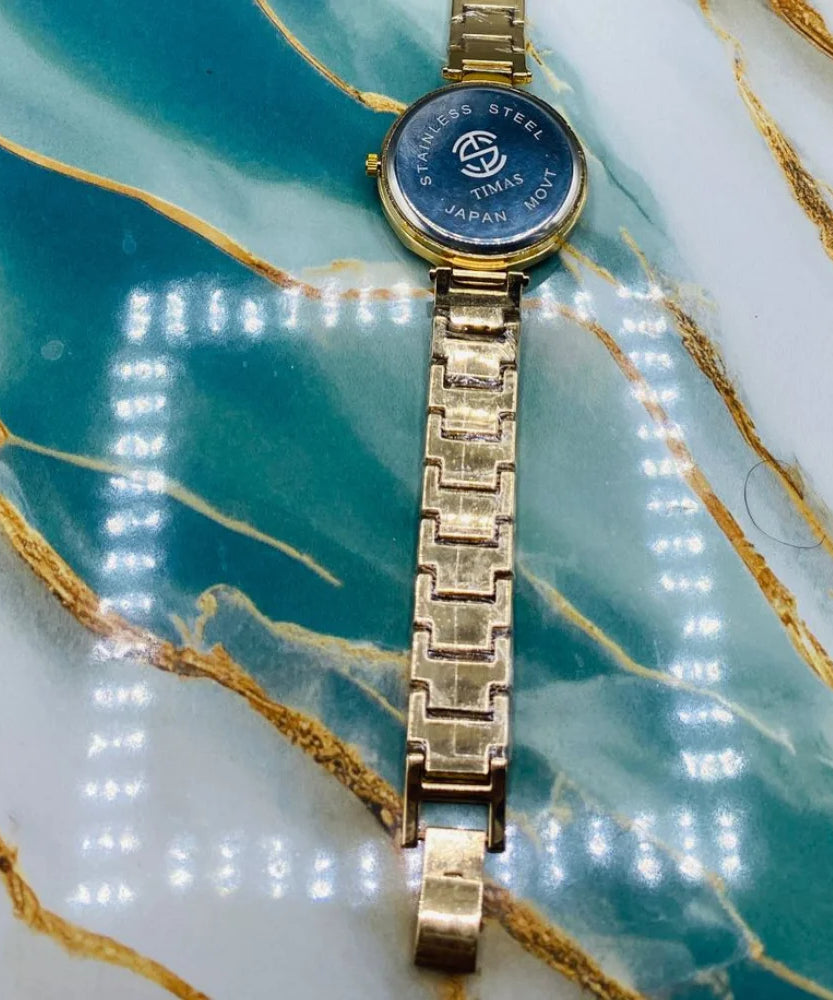 TMS Luxury Crystal Women’s Analog Wristwatch