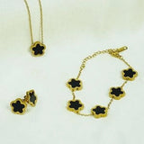Elegant Clover Charm Bracelet