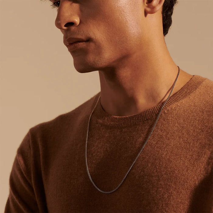Sleek Silver Snake Chain Necklace | Minimal Luxury Style