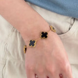 Elegant Clover Charm Bracelet